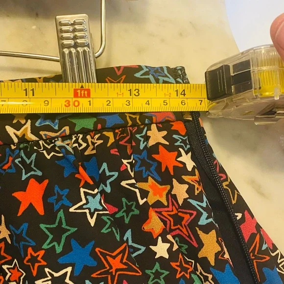 Jcrew kaleidoscope star tiered mini skirt. Sz 0 - Picture 6 of 6